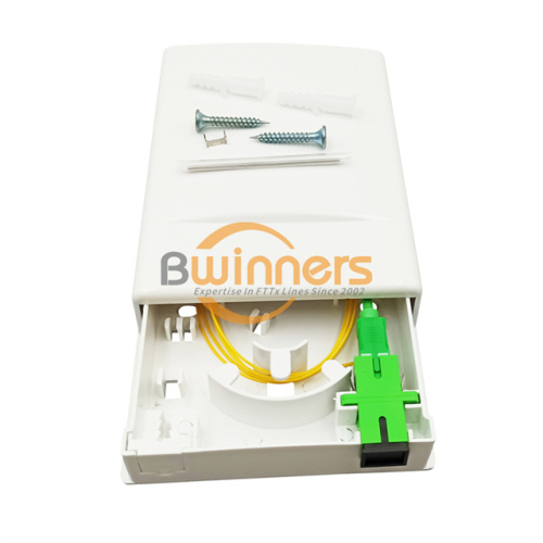 Fiber Optic Socket 1 Core White