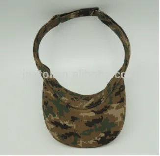 Guang dong 2017 new fashion adult camo curved brim sun visor cap