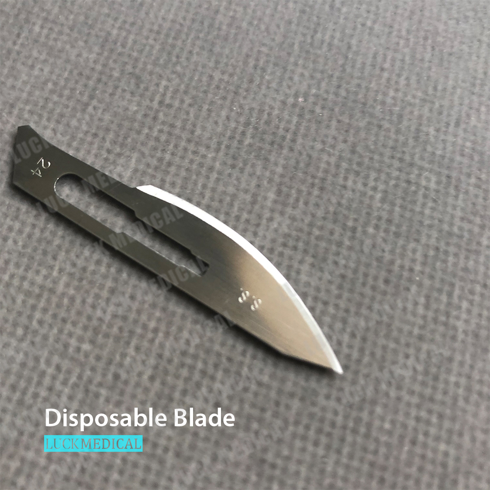 Disposable Surgical Blade With Plastic Handle