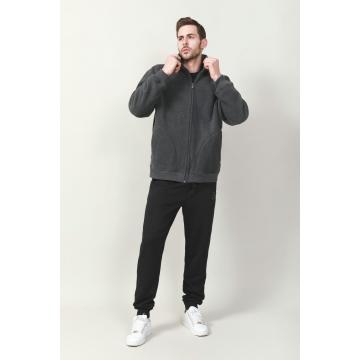 MEN'S KNIT BONED FABRIC JACKET