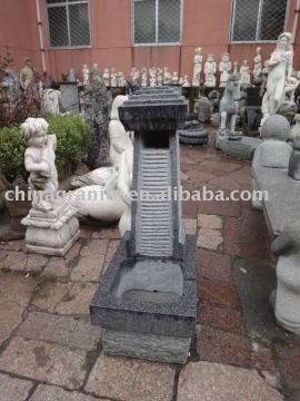stone fountain carving