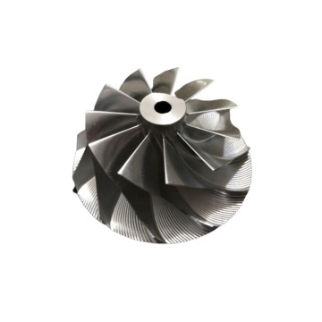 GTX3582R Genii Compressor Wheel 10-----------Blade Milling Processing