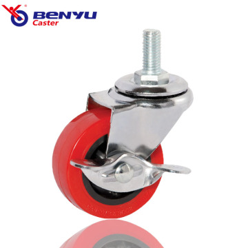 Threaded Stem Caster PU Industrial Furniture Casters