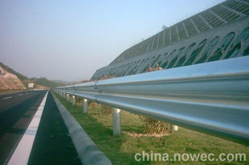 galvanized crash barrier