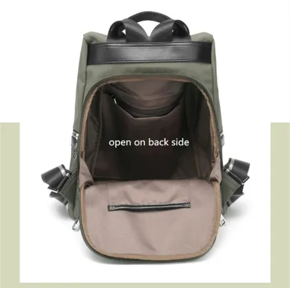 Custom Back Side Open Stylish Ladies Travelling Backpack