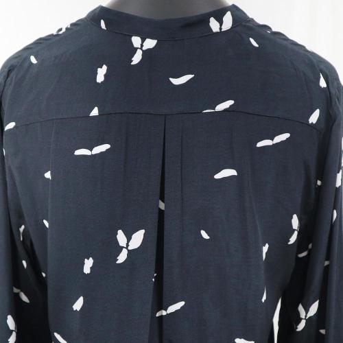 Ladies Blouse women printed opening design fashion blouse Factory