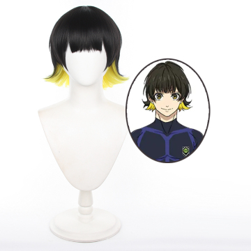 33 cm Bachira Meguru Cosplay Wig Blue Lock Men