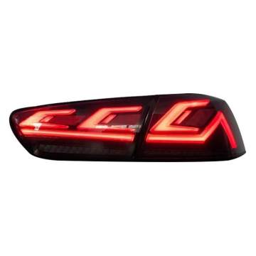 Lampe arrière à LED noire fumée pour Mitsubishi Lancer dépasse 2008-2013 kbo