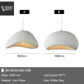 Indoor Modern Wabi-sabi Pendant Lamp Chandelier In White