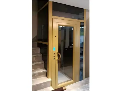 Aluminum alloy hand pulled door