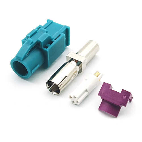 Universal 4 Pole HSD Solder Female Cable Connector