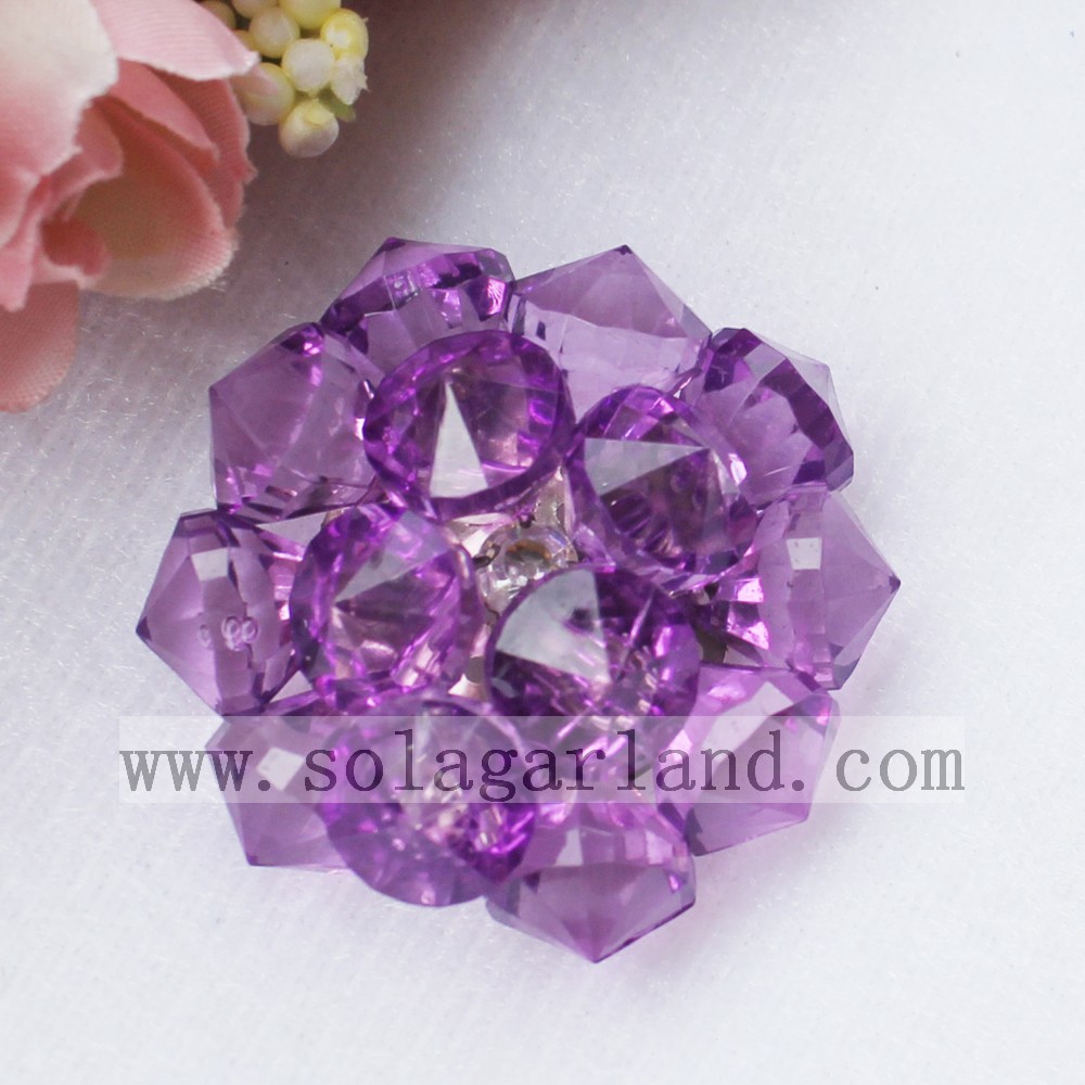 Handmade Diamond Bead Flower