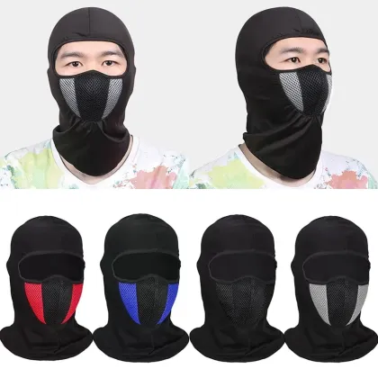 Motorcycle Full Face Mask Motorbike Cycling Bike Mask Motocross Helmet Hood Moto Riding Neck Face Mask