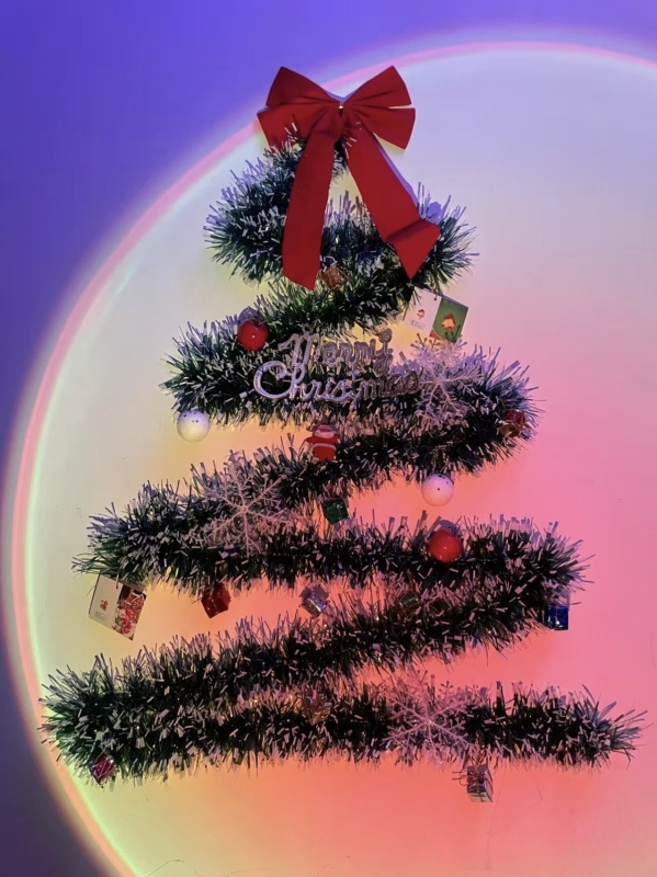 Light - Decorated Christmas Vines