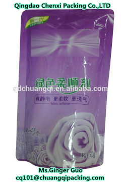High quality China custom printing washing powder detergent packaging bag pouch