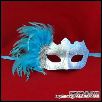 New design light and silver shinning glitter half masks venetian