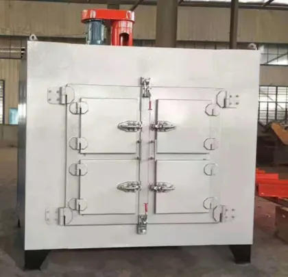 Hot air circulation chamber type tempering furnace