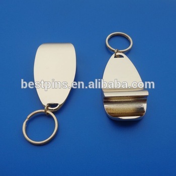 promote blank new product bottle opener keyring