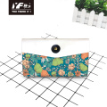 Estilo de flores personalizados PU Bolso de cuero Bag Cosmetic Bag Case y bolso multifuncional