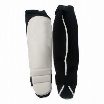 Shin guards, PU elastic neoprene fabric, full protection