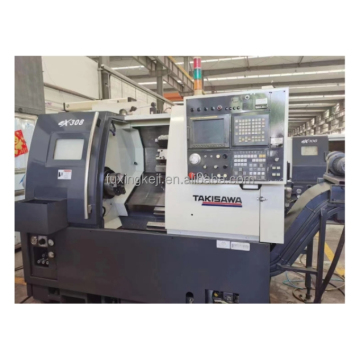 Macurizzazione CNC di Takisawa usata in vendita: rotazione automatica in metallo e fresatura con controllo FANUC