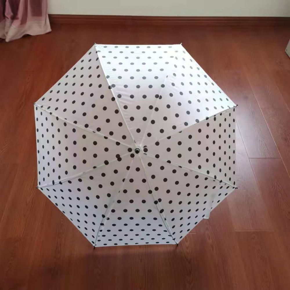 EVA Frosted Automatic Polka-Dot Umbrella