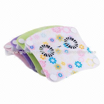 2012 Fashion Design Notebook Cooling Pad for 12-15-inch Laptop, Quiet Fans, Unique & Fashion Design
