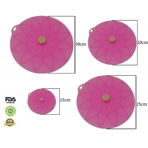 FDA Approved 4 Pack Silicone Food Sealing Cover