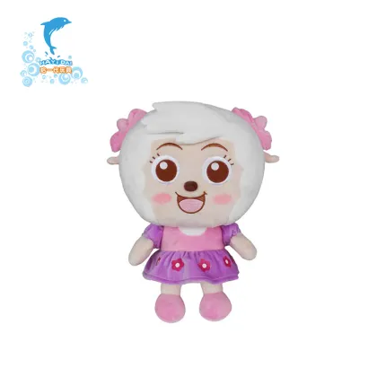 Wholesale baby plush toys custom for pleasant goat