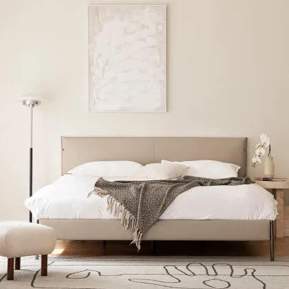 Bandari Leather Upholstered Bed