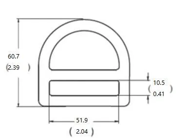 Custom Colored D Ring, Black Iron Metal D Ring For Bag Strap