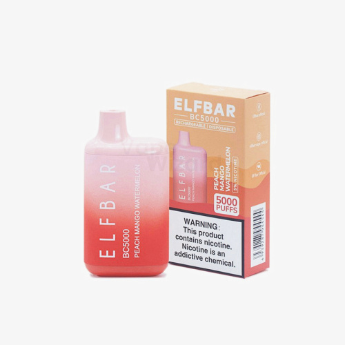 Elf Bar BC5000 Vape descartável recarregável