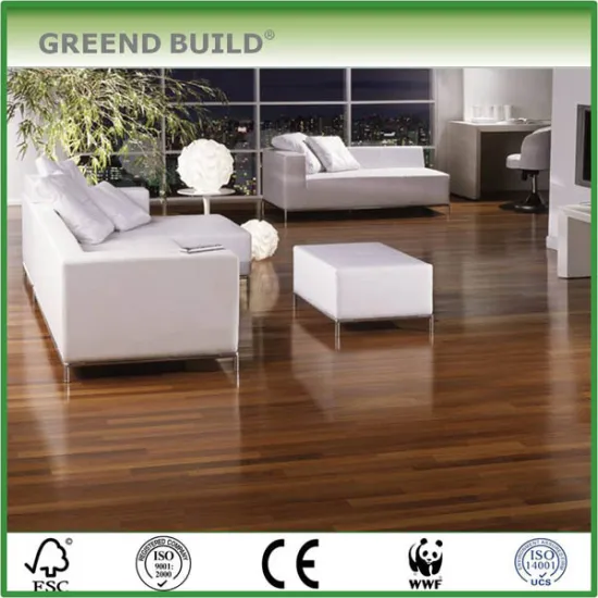 Interior teak flooring for luxury design