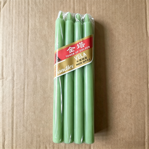Green Candles Wholesale Colored Paraffin Private Label