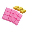 Hot Sale Silicone 6 Cavity Soap Mold