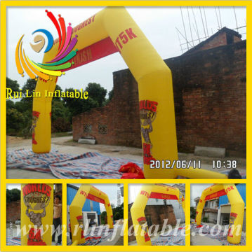 W589 Advertising inflatable arch/Yellow inflatable arch rental