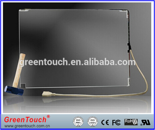 15 inch ELO SAW Vandalproof touch screen for indoor outdoor lcd monitor kiosk