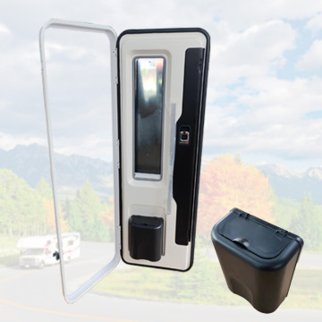 Hot Sale European Style Full White Caravan Motorhome Door with Four Corner Foam