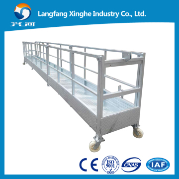 Xinghe Electric aluminum suspended platform / gondola rental / window cleaning cradle