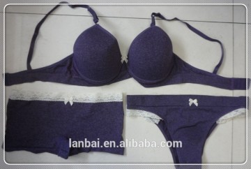 HOT SALE LADIES SEXY POLYESTER NYLON SPANDEX SPORT YUGA VEST PANTIES SET OF 3