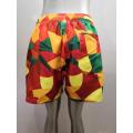 Patchwork color para hombres pantalones cortos de playa para hombres