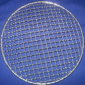 round stainless steel woven BBQ wire mesh