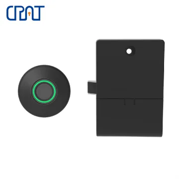 Electronic Zinc Alloy Round Smart Fingerprint Cabinet Lock
