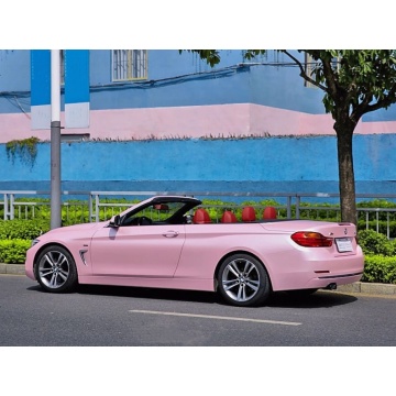 Fashion self adhesive Matte Metallic Blush Pink Car Wrapping Film