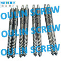 65/120 Twin Conical Screw and Barrel for PVC Pipe Extrusion