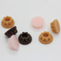 Kawaii Multi Kleur Chocolade Snoep Dessert Vormige Hars Cabochon Platte Achterkant Kralen Voor DIY Craft Decor Kralen Charms