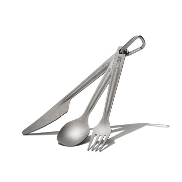 Mobi Garden ngoài trời cắm trại di động Titanium Knife set