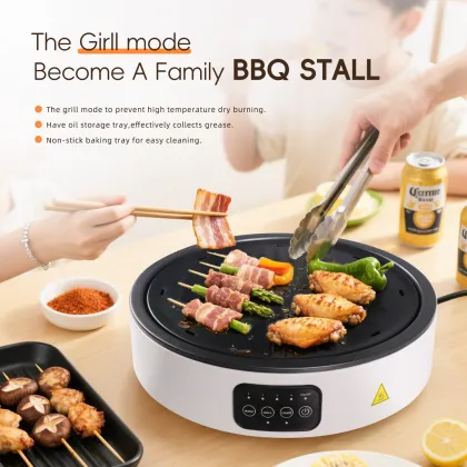 2000W dual-mode electric ceramic stove for BBQ and cooking
