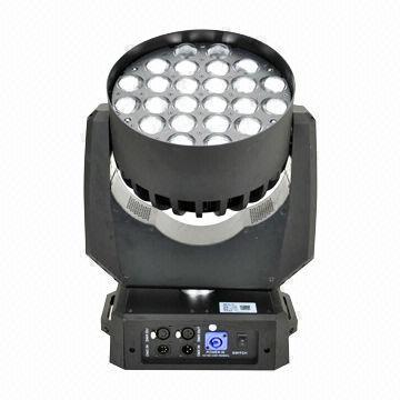 LED Moving Headlight with Zoom, Osram, 10W, 24 Pieces, 4-in-1, 10-53 Degrees Beam Angle