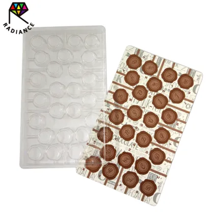 Polycarbonate Chocolate Mold 11.7*19.5*1cm New Design Bon Molds